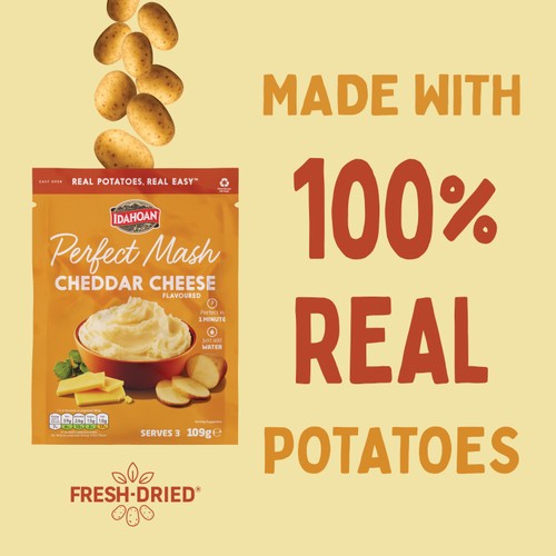 Idahoan Perfect Mash Cheddar Cheese 