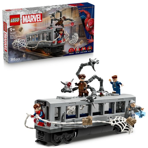 LEGO Marvel Spider-Man vs. Doc Ock Subway Train Scene 76321