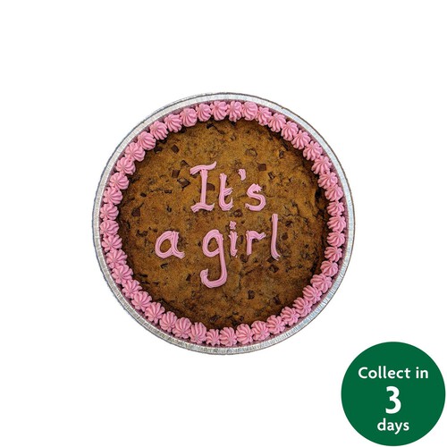 Morrisons The Best Milk Chocolate Giant Cookie It's a girl