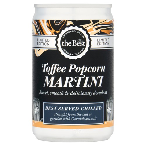 Morrisons The Best Toffee Popcorn Martini 125ml