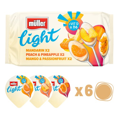 Muller Light Citrus Fat Free Yogurts