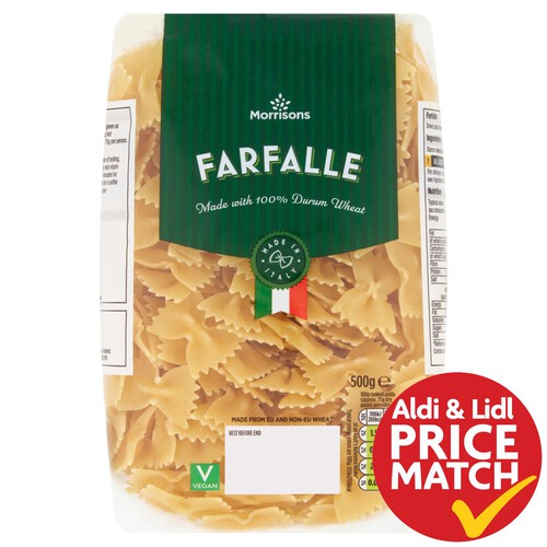 Morrisons Farfalle Pasta