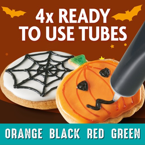 Dr. Oetker The Spooks of Halloween Decorating Icing 4 x 19g (76g)