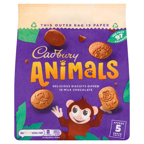 Cadbury Mini Animals Biscuits 