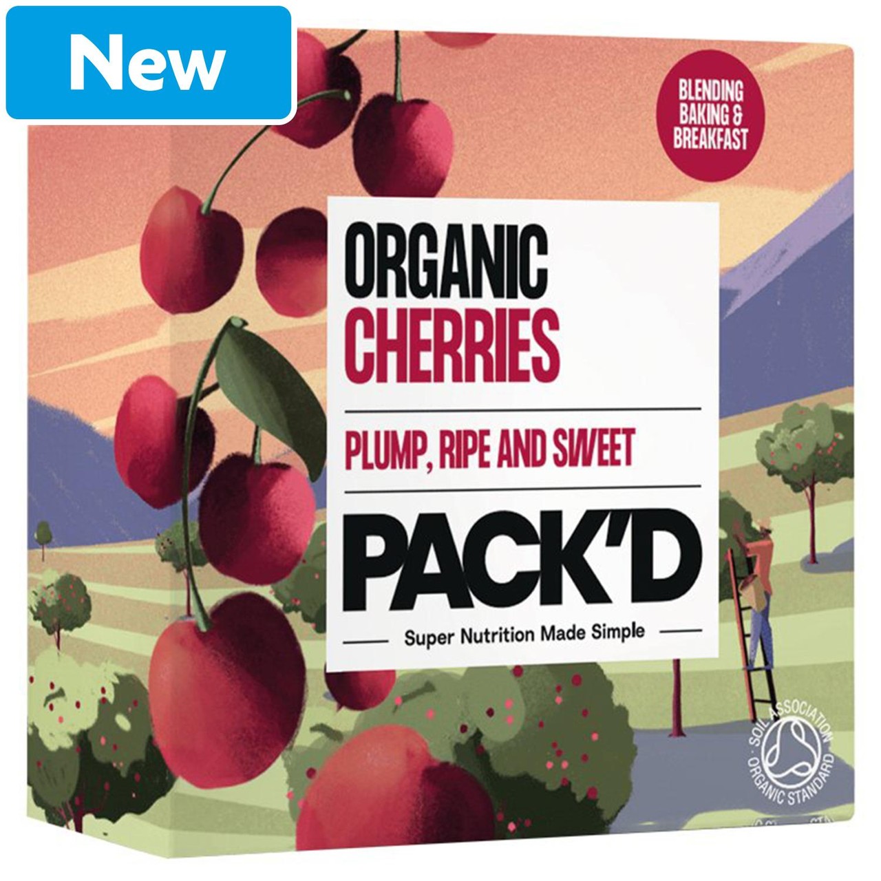 Pack'D Organic & Sweet Pitted Cherries