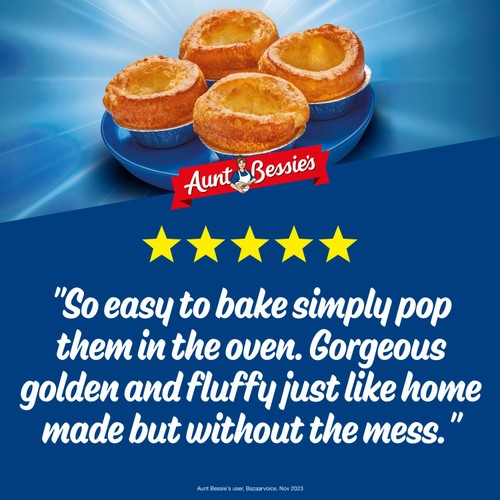Aunt Bessie's 12 Bake at Home Yorkshire Puddings 370g