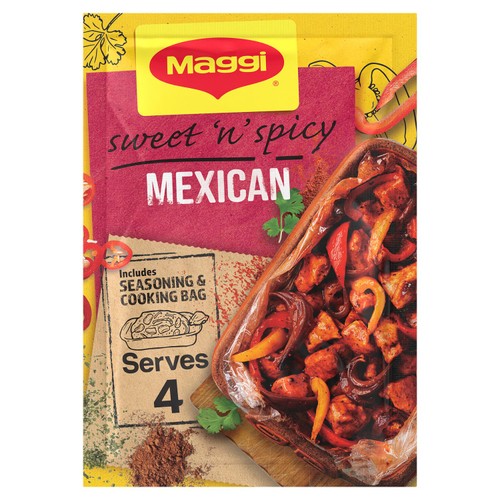 Maggi Sweet 'N' Spicy Mexican Seasoning Mix Cooking Bag 40g - Main Image