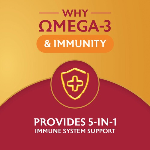 Seven Seas Omega-3 & Immunity with Vitamin C & Vitamin D 30 Day Duo Pack