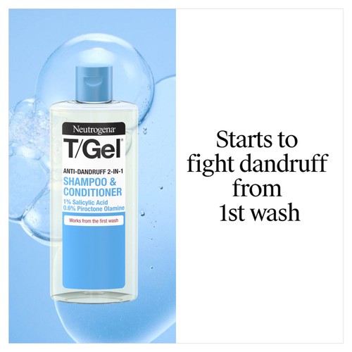 Neutrogena T/Gel Anti-Dandruff 2-in-1 Shampoo & Conditioner 250ml