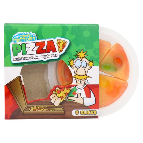 Crazy Candy Factory Pizza Slices Fruit Flavour Gummy Sweets 