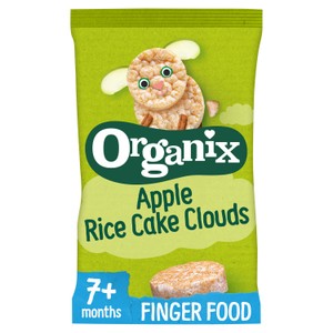 Organix Apple Rice Cake Clouds - Morrisons Online Groceries & Offers