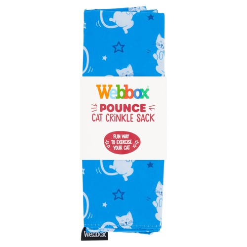 Webbox Pounce Cat Crinkle Sack