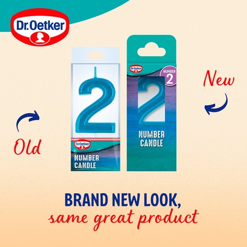 Dr. Oetker Number 2 Candle