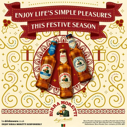 Birra Moretti Lager Beer Bottle