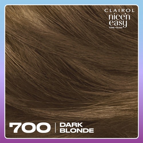 Clairol Nice'N Easy Tone+Gloss Semi Permanent Hair Dye - 700/91 Dark Blonde