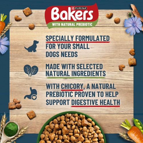 Bakers Small Dog Sensitive Tummy Chicken Dry Dog Food   2.7kg