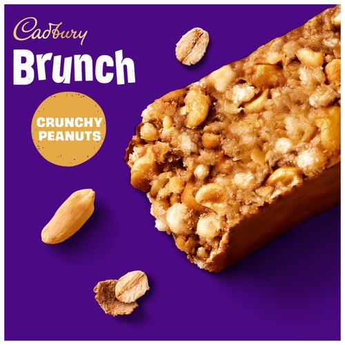 Cadbury Brunch Peanut Cereal Bars 4x28g
