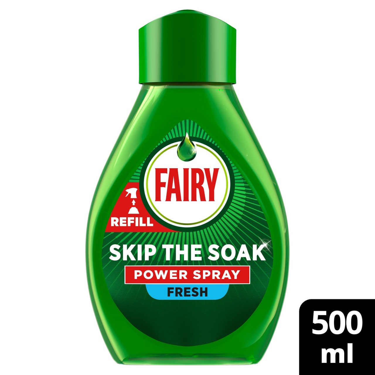 Fairy Skip The Soak Power Spray Refill Fresh 500ml