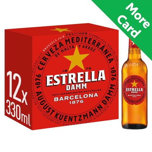 Estrella Damm Premium Lager Beer