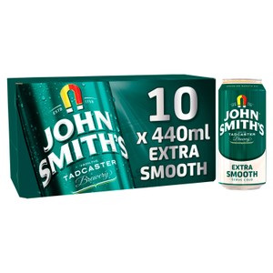 John Smith's 10 Extra Smooth Cans 10x440ml product image