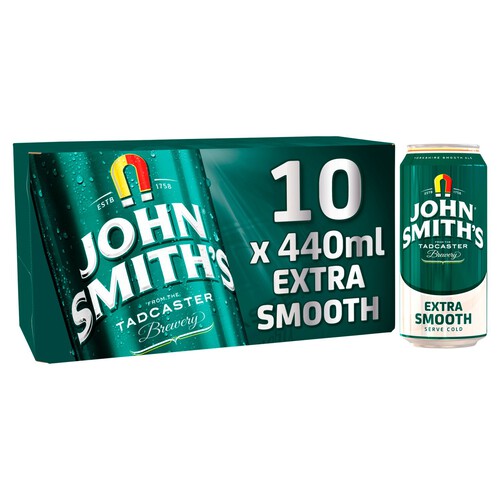 John Smith's 10 Extra Smooth Cans