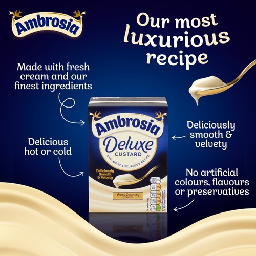 Ambrosia Deluxe Custard Dessert Carton 750g