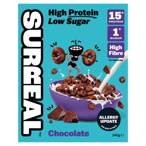 Surreal High Protein Low Sugar Cocoa Cereal 240G