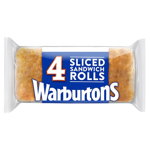 Warburtons  Sliced Sandwich Rolls