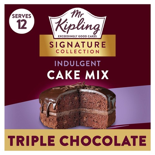 Mr Kipling Signature Baking Triple Chocolate Cake Mix 416g