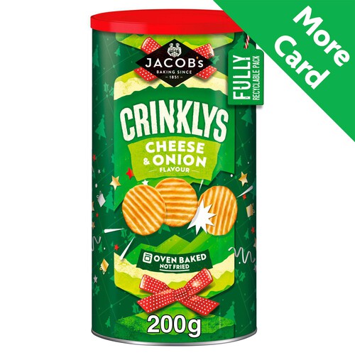 Jacob's Crinklys Cheese & Onion Caddy 