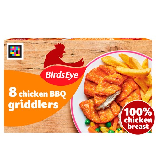 Birds Eye 8 Chicken BBQ Griddlers 204g