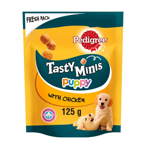 Pedigree Tasty Minis Puppy Dog Treats Chicken Chewy Cubes