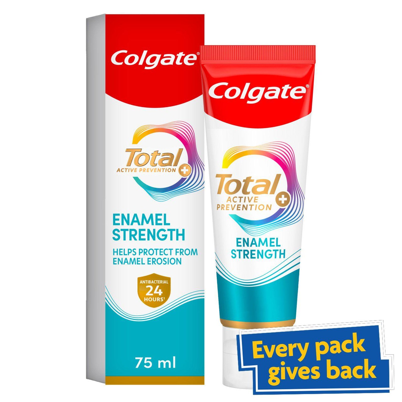 Colgate Total Active Prevention + Enamel Strength Toothpaste 75ml