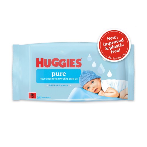 Huggies 48 Pure Baby Wipes