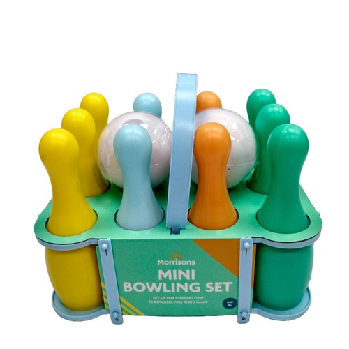 Morrisons mini bowling set