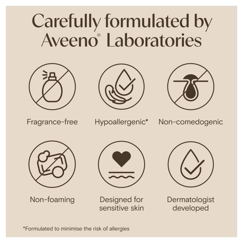 Aveeno Face Calm & Restore Nourishing Oat Face Wash Cleanser 200ml