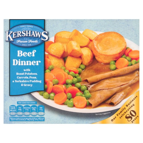 Kershaws homestyle beef dinner