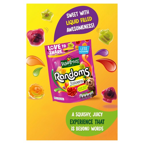 Rowntree's Randoms Juicers Sweets Sharing Pouch