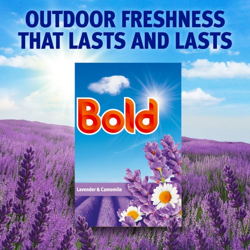 Bold All In 1 Laundry Powder Lavender & Camomile 72 Washes