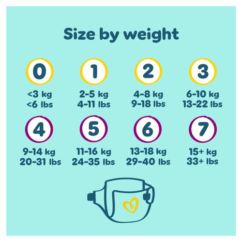 Newborn Diapers Pampers Size Weight Pampers Premium Protection