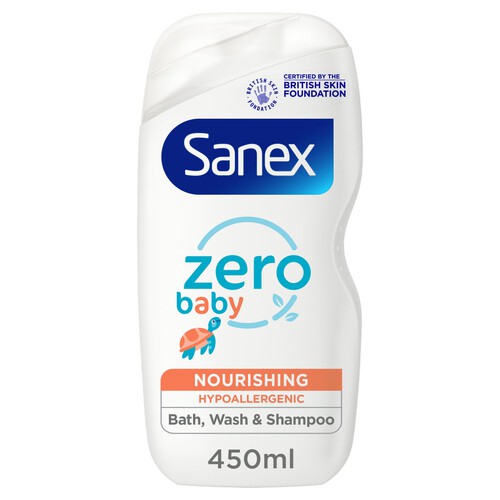 Sanex Zero % Baby Nourishing Bath Foam 