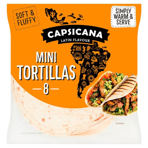 Capsicana Mini Tortilla Wraps 