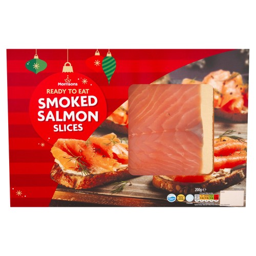 Morrisons Ready To Eat Smoked Salmon Slices 200g