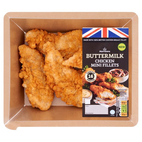 Morrisons Breaded Buttermilk Chicken Mini Fillets