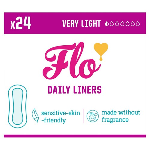 Flo Bamboo Liners 24 Wrapped Ultra - Thin