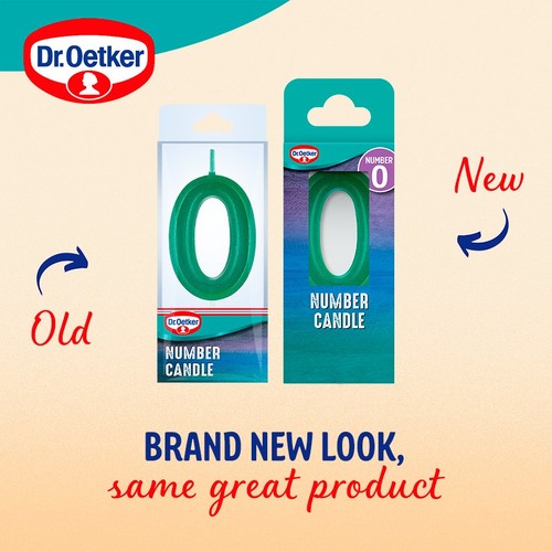 Dr. Oetker Number 0 Candle
