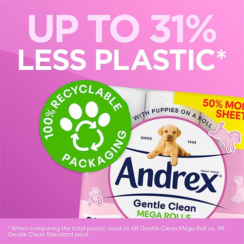 Andrex Family Soft Mega Toilet Tissue 9 Mega Rolls