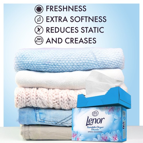 Lenor Spring Awakening Tumble Dryer Sheets 34 Washes