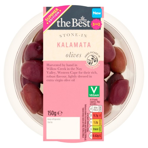 Morrisons The Best South African Kalamata Olives Limited Edition 150g