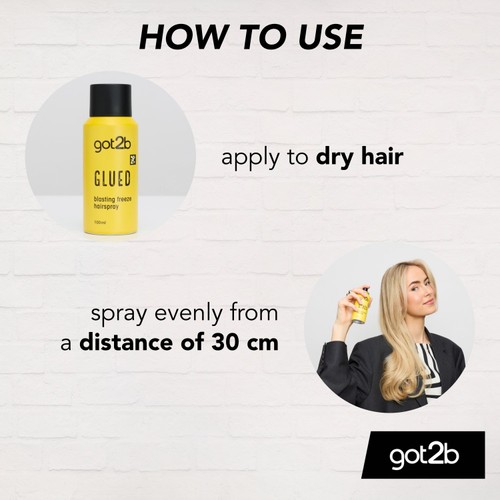 Schwarzkopf Got2B Glued Blasting Freeze Spray 